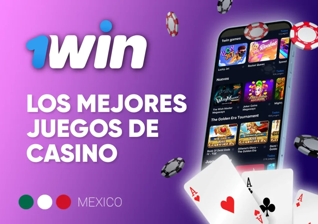 Amplia selección de juegos de casino populares en 1win